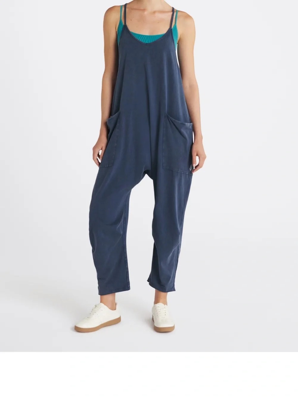 FP Movement by Free People Navy Hot Shot Onesie - Picture 1 of 9